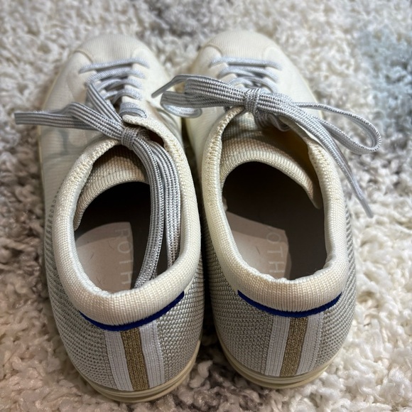 Rothy's The Lace Up Sneaker in Diamond Twill size 10.5 - Picture 8 of 14